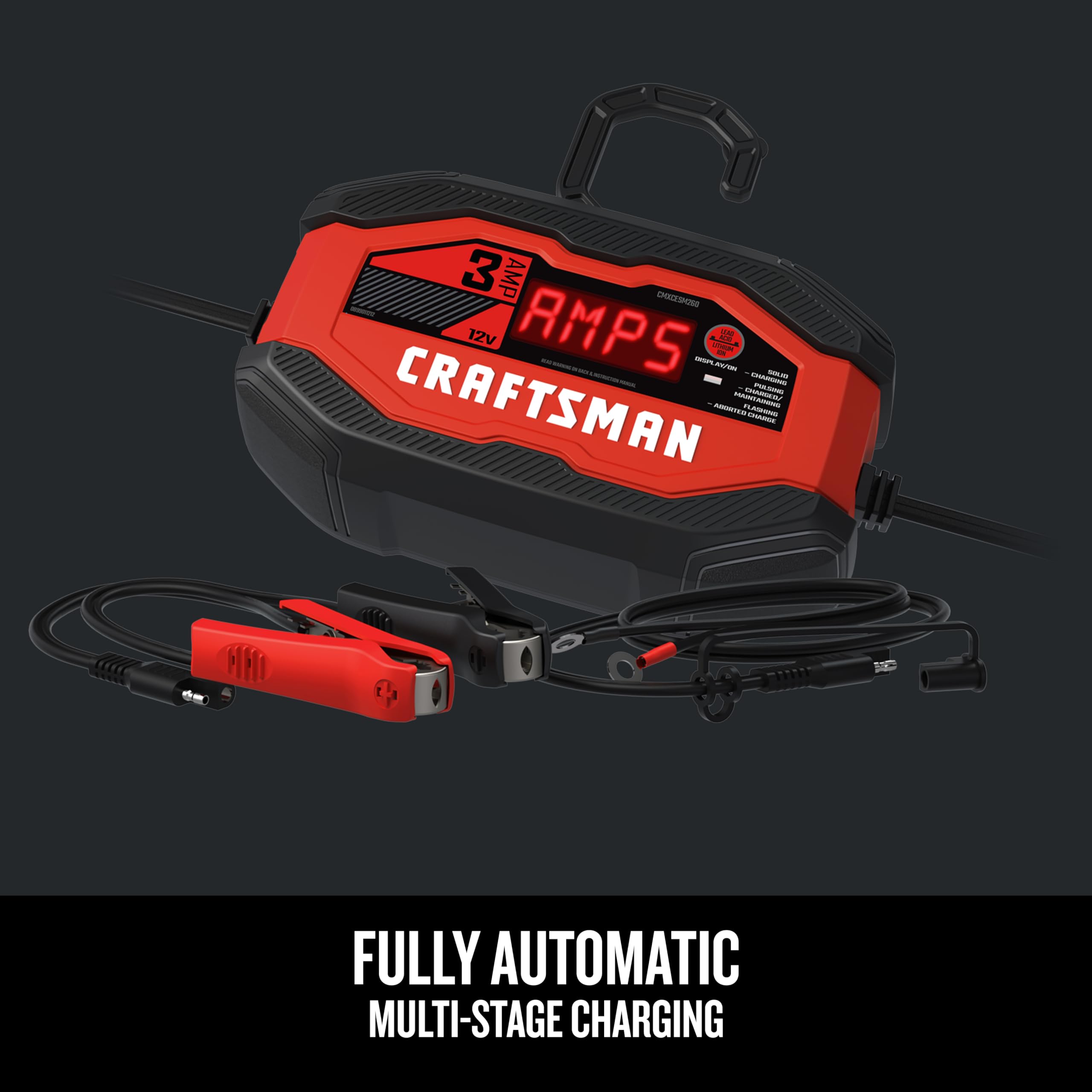 Foto 4 pulgar | Cargador De Baterías Maintainer Desulfator 3a 12v Craftsman Cmxcesm260 - Venta Internacional.