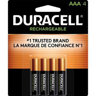 Foto 1 | Pilas Recargables Duracell Aaa, Paquete De 4 - Venta Internacional.