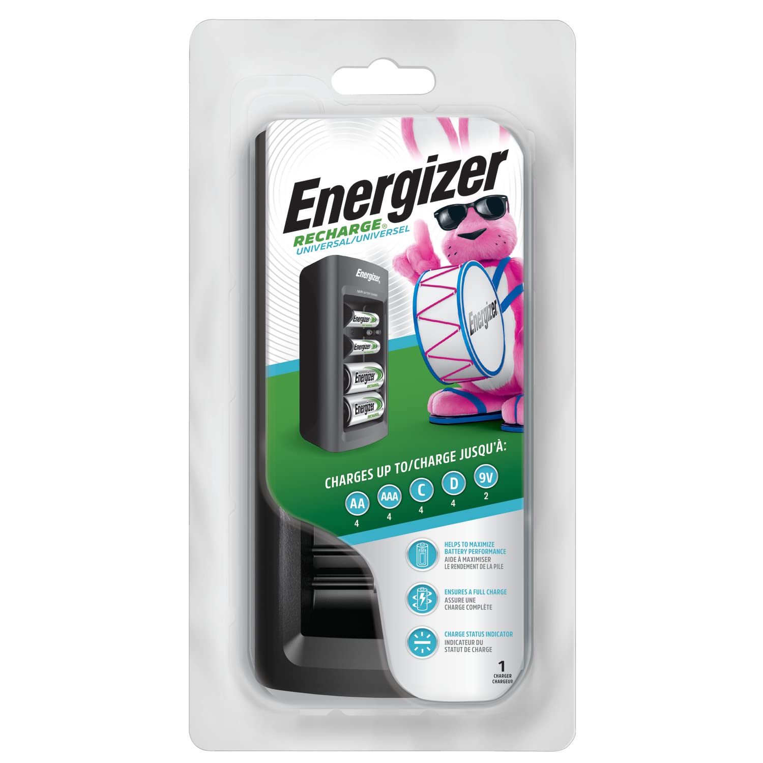 Foto 3 pulgar | Cargador De Baterías Energizer Recargable Para C, D, Aa, Aaa, 9v - Venta Internacional.