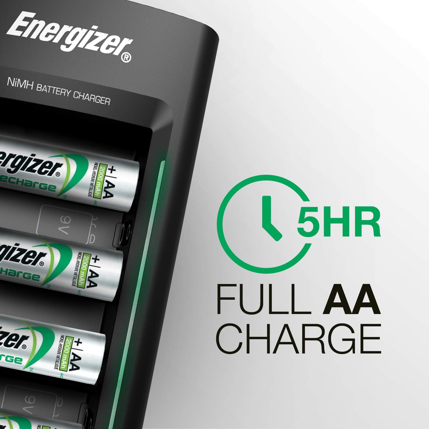 Foto 5 pulgar | Cargador De Baterías Energizer Recargable Para C, D, Aa, Aaa, 9v - Venta Internacional.