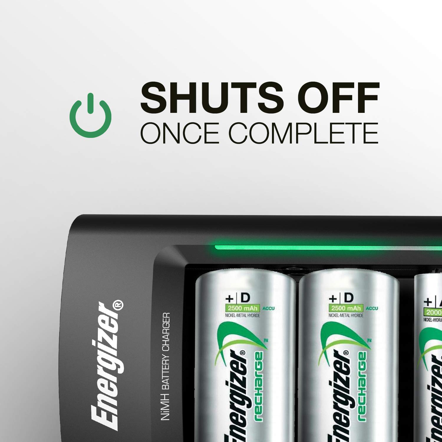 Foto 8 pulgar | Cargador De Baterías Energizer Recargable Para C, D, Aa, Aaa, 9v - Venta Internacional.