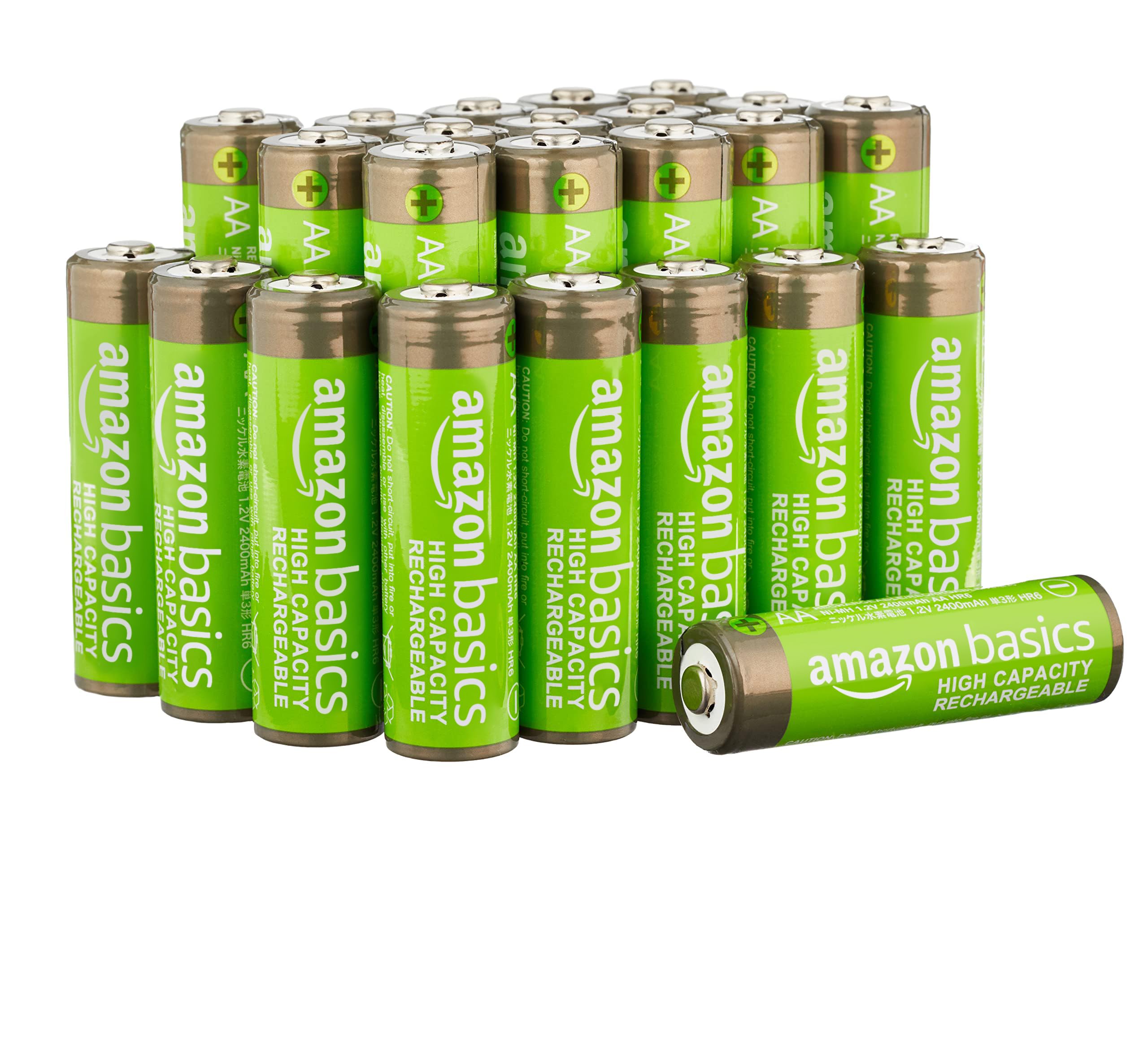 Foto 2 | Baterías Recargables Amazonbasics Aa 2400 Mah X24 Con Cargador - Venta Internacional.