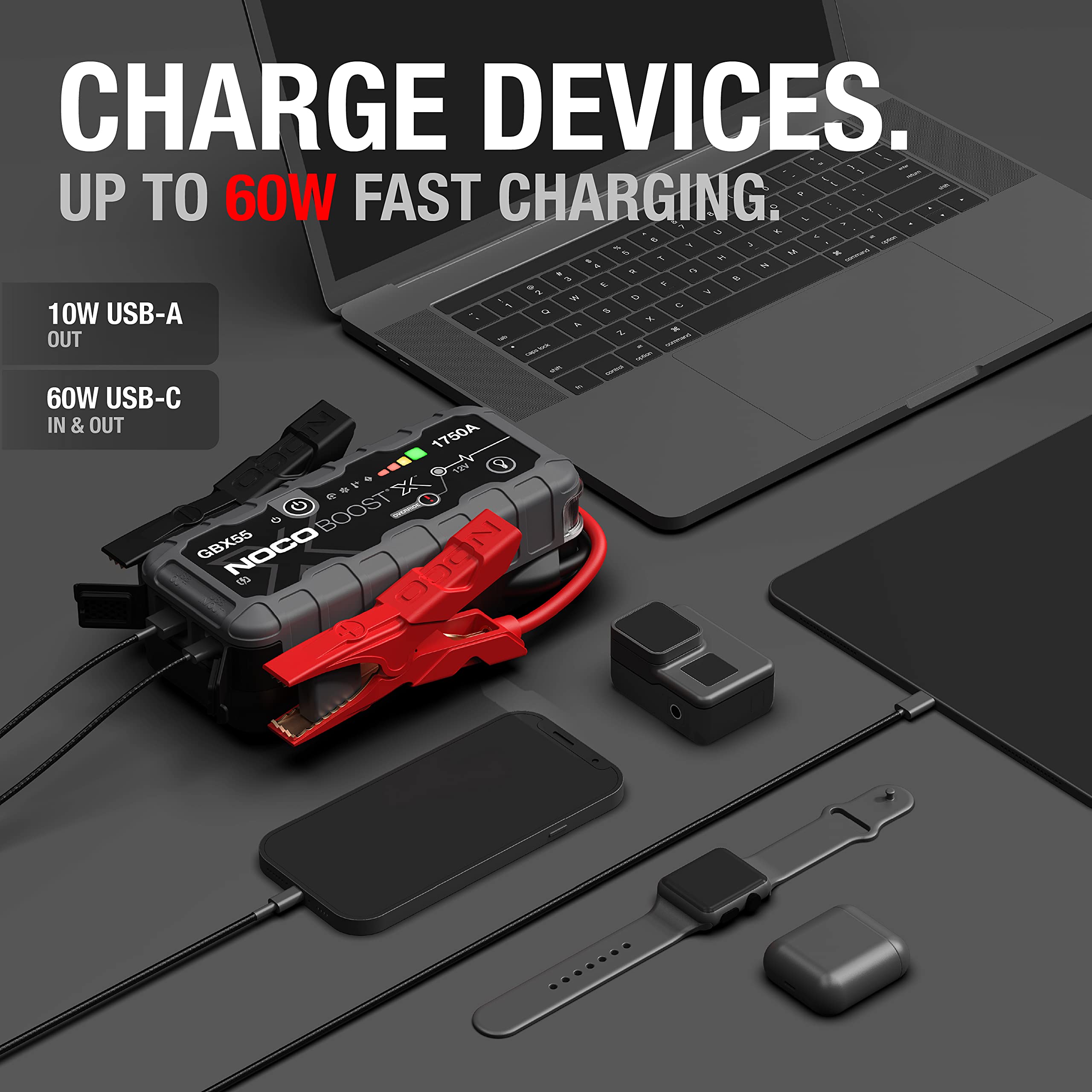 Foto 5 | Arrancador Portátil de Litio Noco Boost X Gbx55 1750a 12v - Venta Internacional