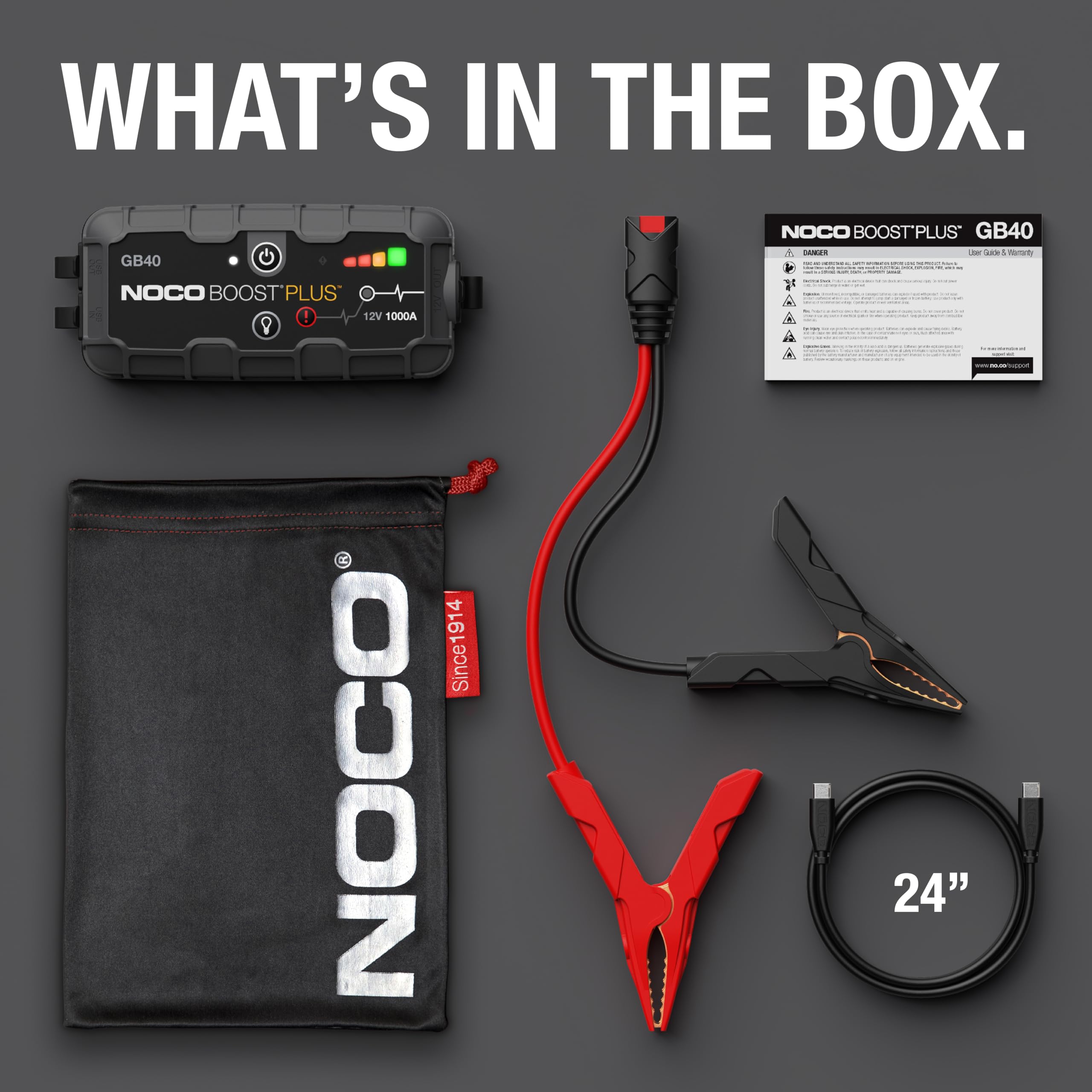 Foto 7 pulgar | Batería De Coche Jump Starter Noco Boost Plus Gb40 1000a 12v - Venta Internacional.