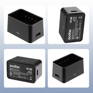 Foto 4 | Cargador De Batería Godox Vc26 Usb Dc 5v 2.0a Para V860iiic Flash - Venta Internacional.