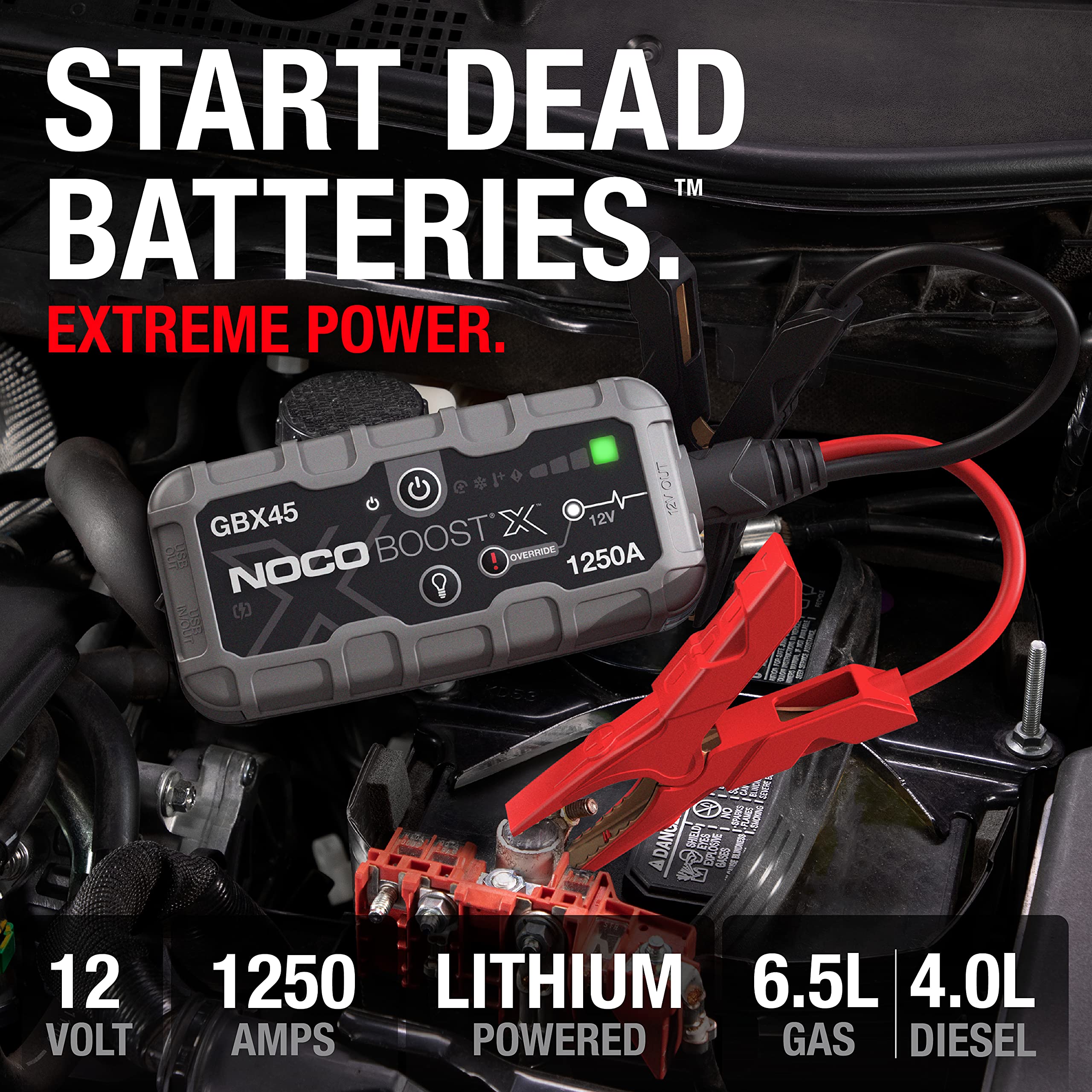 Foto 3 pulgar | Arrancador Portátil de Litio Noco Boost X Gbx45 1250a 12v - Venta Internacional