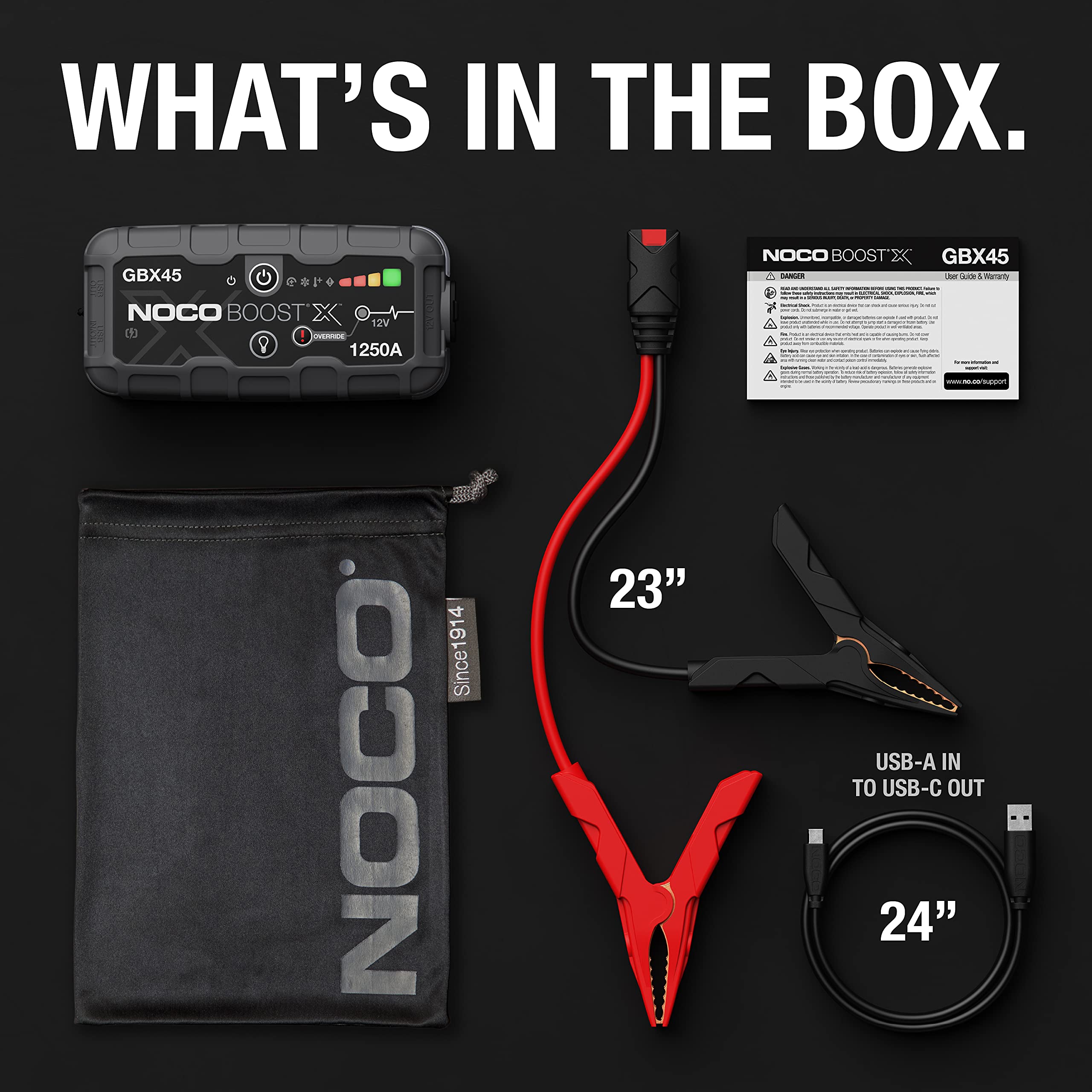 Foto 8 pulgar | Arrancador Portátil de Litio Noco Boost X Gbx45 1250a 12v - Venta Internacional