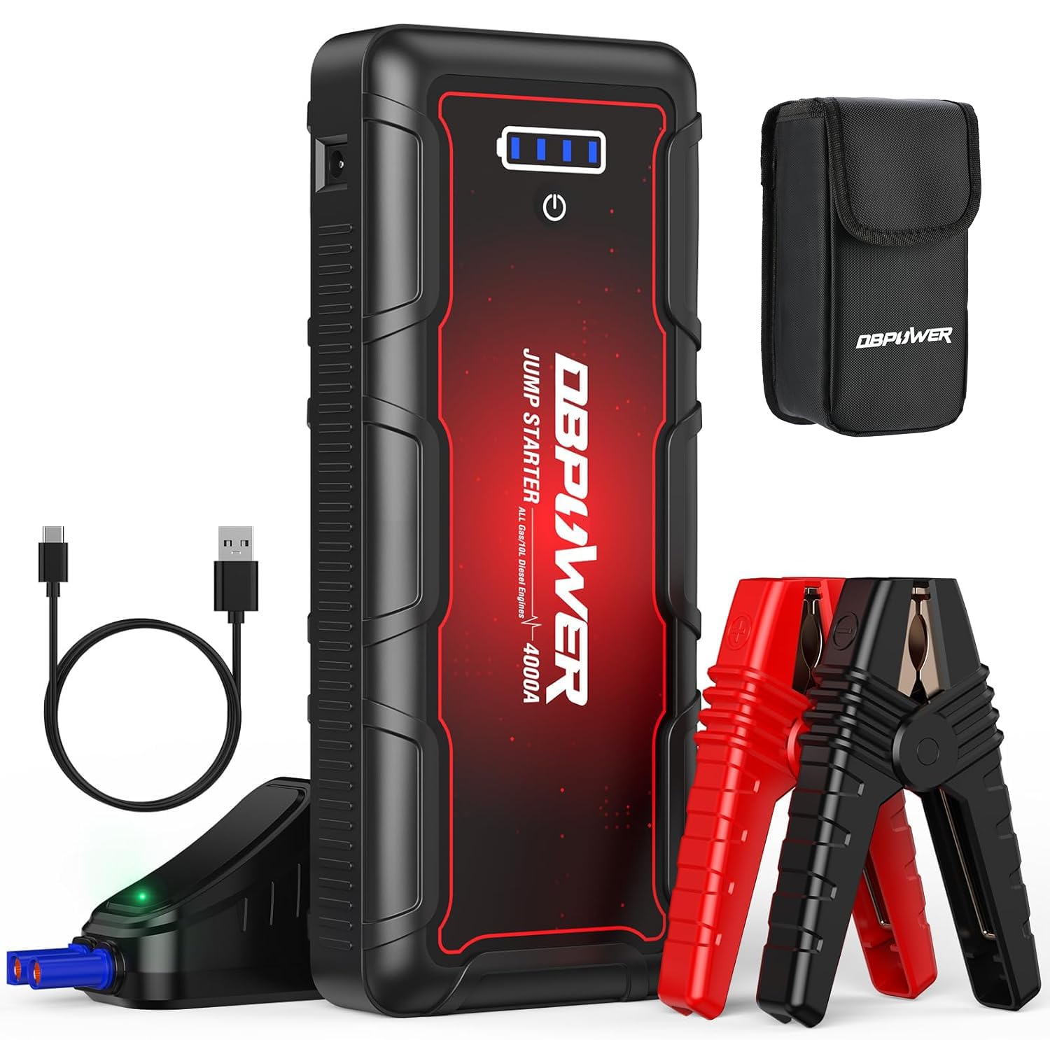 Foto 2 pulgar | Coche Portátil Jump Starter Dbpower G60 4000a Peak 88,8 Wh - Venta Internacional.