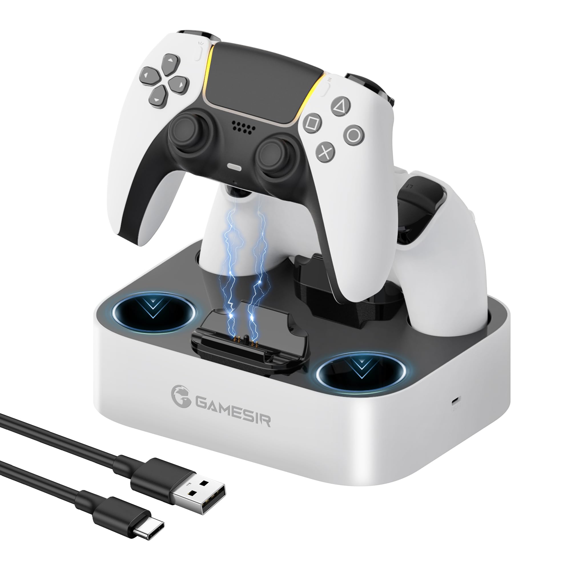 Foto 2 pulgar | Controlador Charger Station Gamesir Para Ps5 Dualsense Con Led - Venta Internacional.