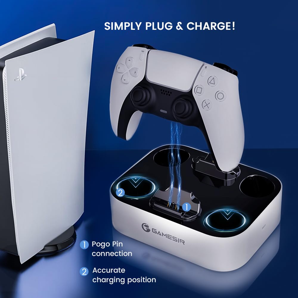 Foto 5 pulgar | Controlador Charger Station Gamesir Para Ps5 Dualsense Con Led - Venta Internacional.
