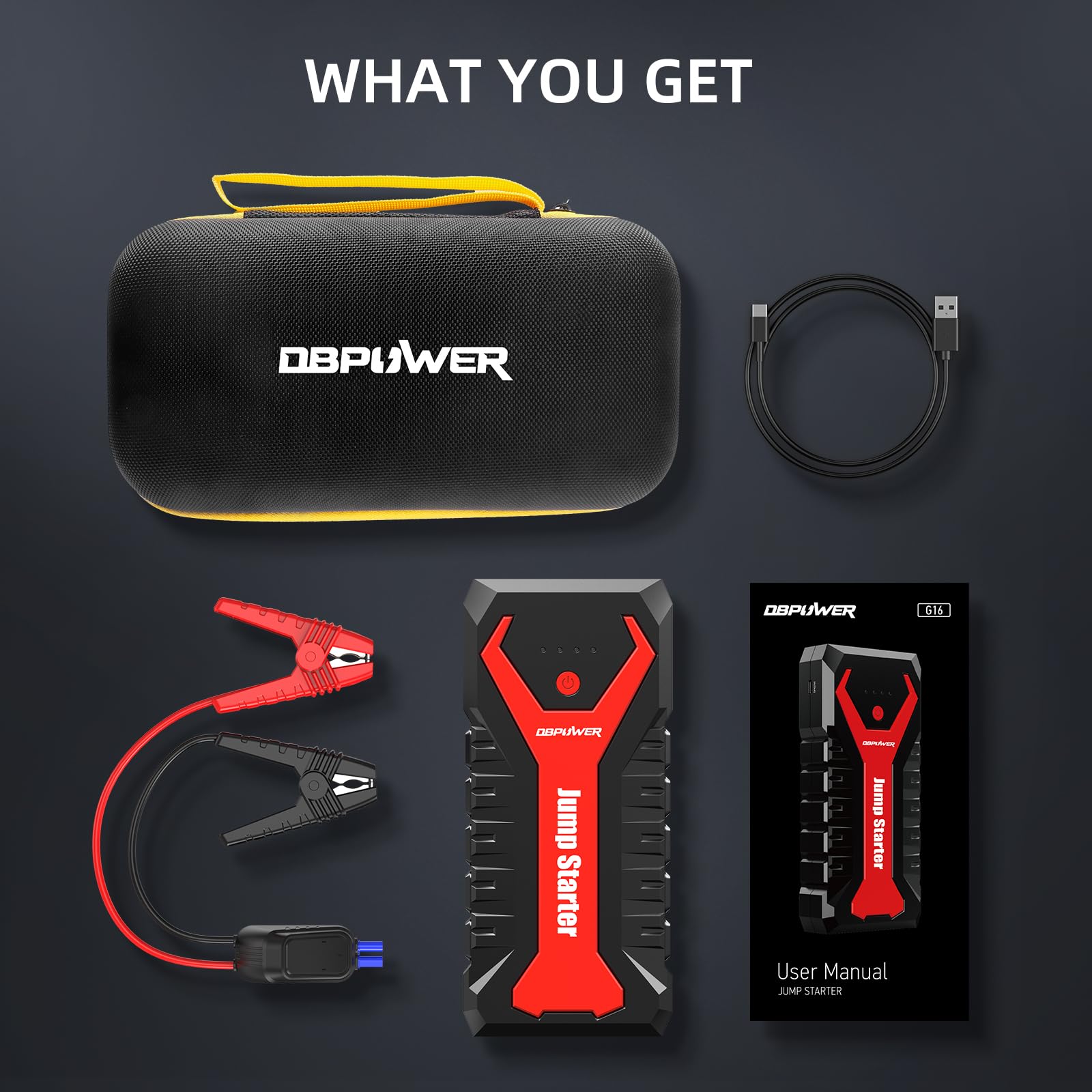 Foto 8 pulgar | Arrancador Portátil Para Coche Dbpower 3000a/80.66wh 12v - Venta Internacional.