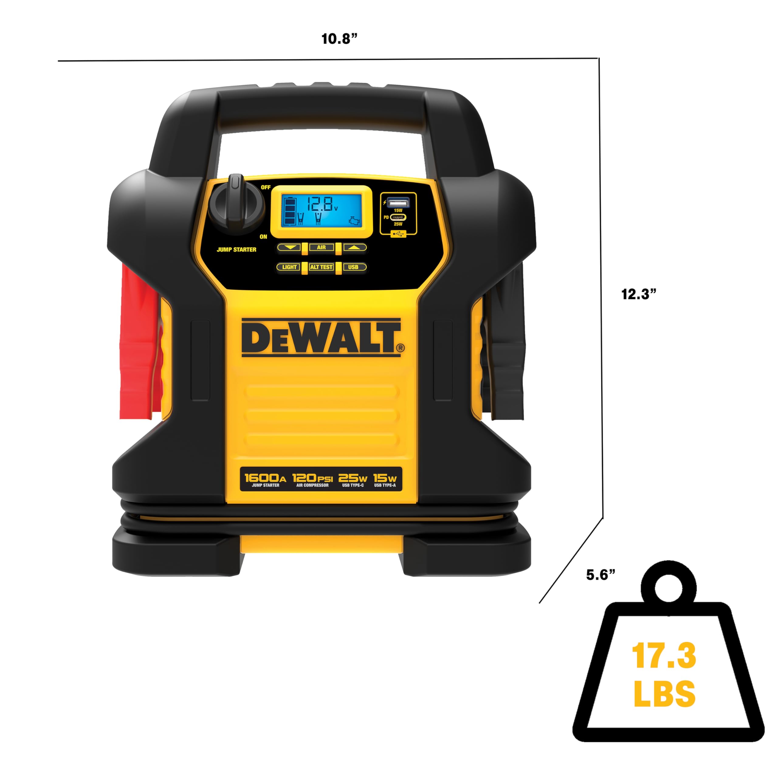 Foto 4 | Central Eléctrica Portátil Jump Starter Dewalt Dxaej14-type2 - Venta Internacional.