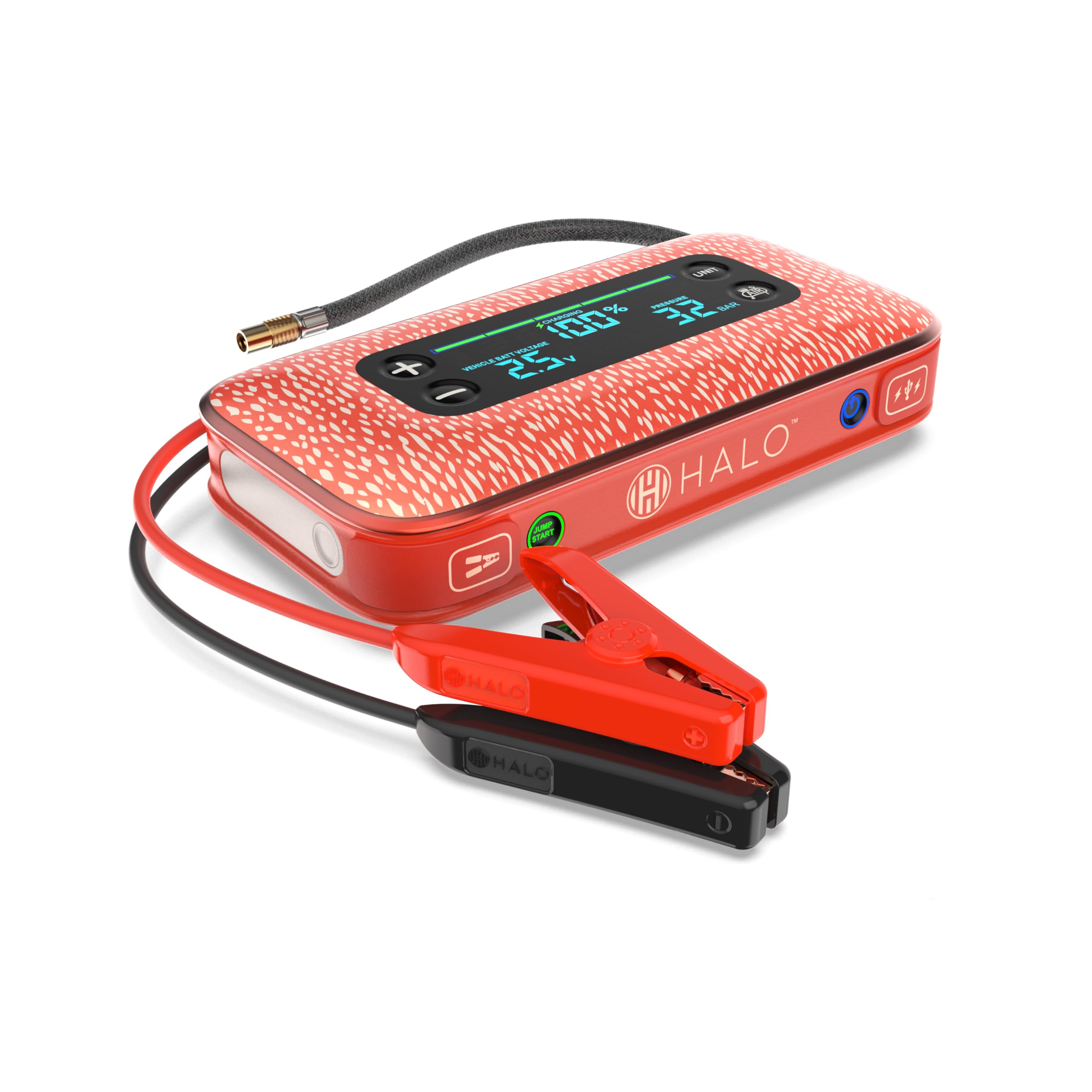 Foto 2 pulgar | Jump Starter Portátil Para Vehículos Halo Bolt Air+ 1750 Coral - Venta Internacional.