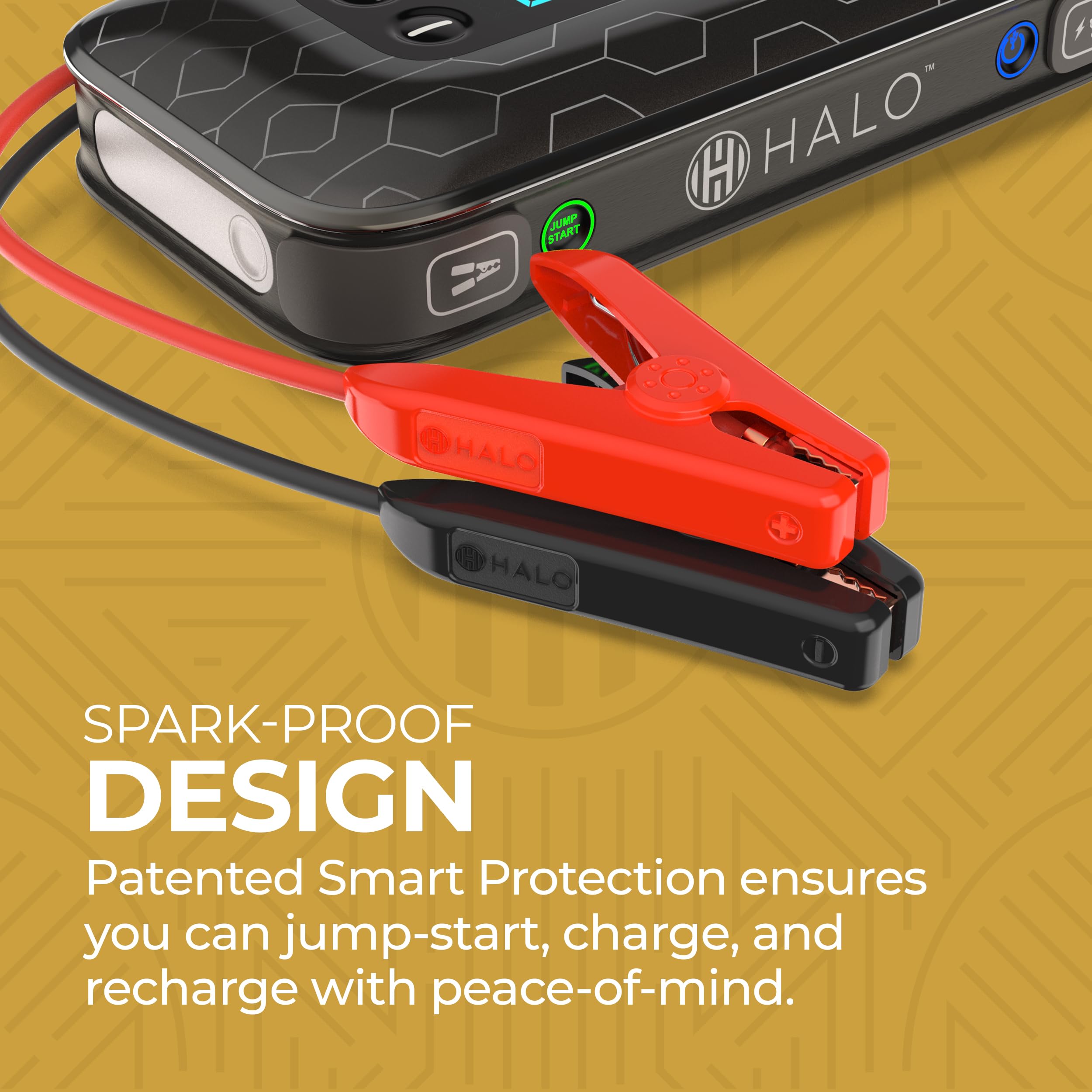 Foto 6 | Jump Starter Portátil Para Vehículos Halo Bolt Air+ 1750 Coral - Venta Internacional.
