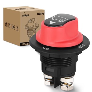 Foto 1 | Interruptor De Desconexión De Batería Nilight 100a 12v-48v A Prueba De Agua - Venta Internacional.