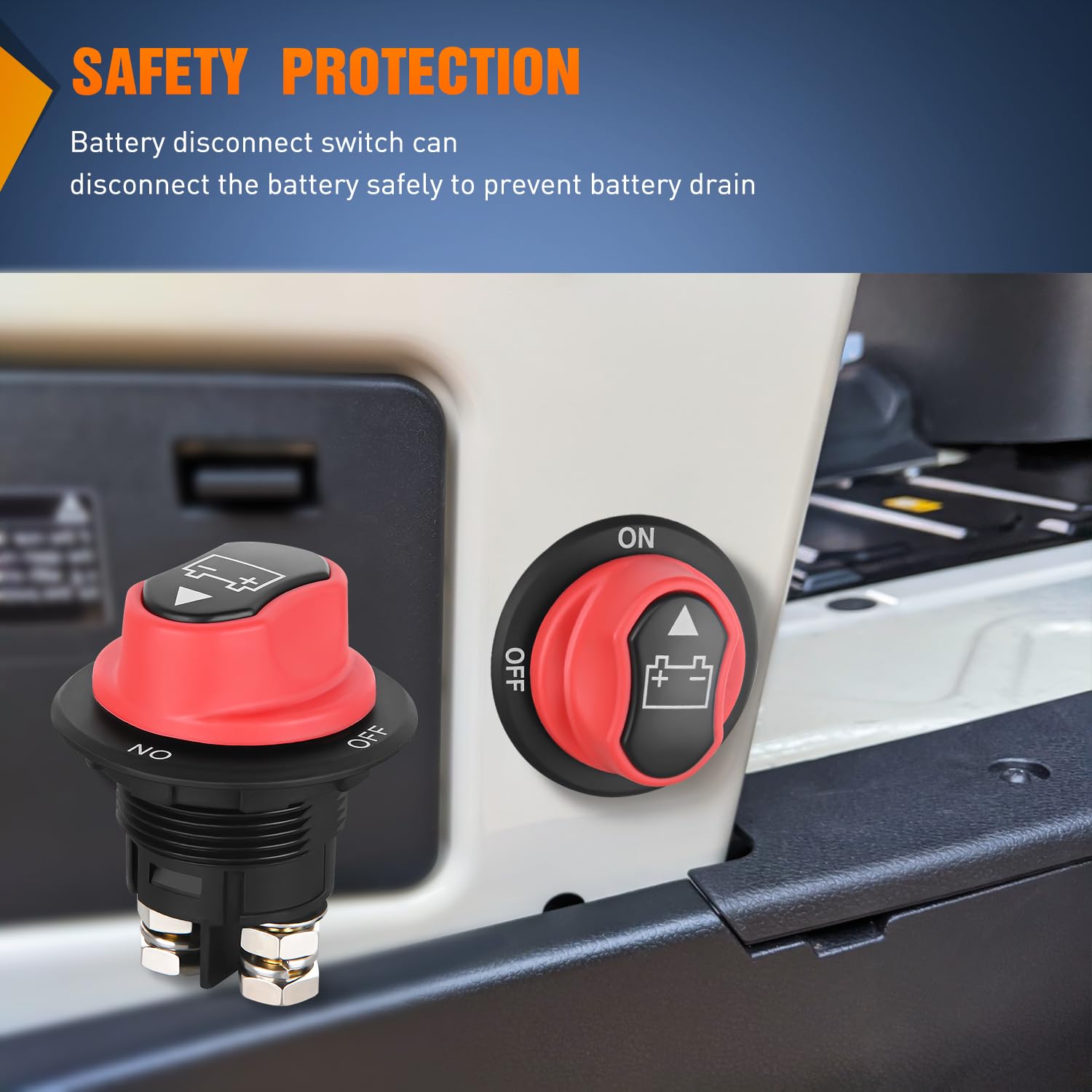 Foto 4 pulgar | Interruptor De Desconexión De Batería Nilight 100a 12v-48v A Prueba De Agua - Venta Internacional.