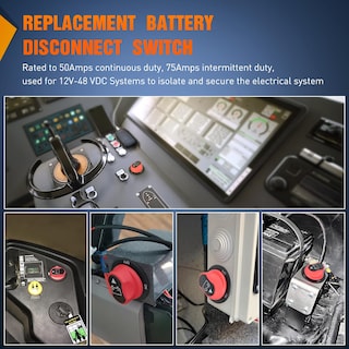 Foto 7 | Interruptor De Desconexión De Batería Nilight 100a 12v-48v A Prueba De Agua - Venta Internacional.