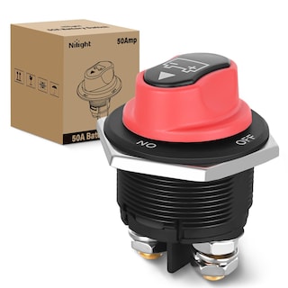 Foto 1 | Interruptor De Desconexión De Batería Nilight 200a 12v-48v A Prueba De Agua - Venta Internacional.