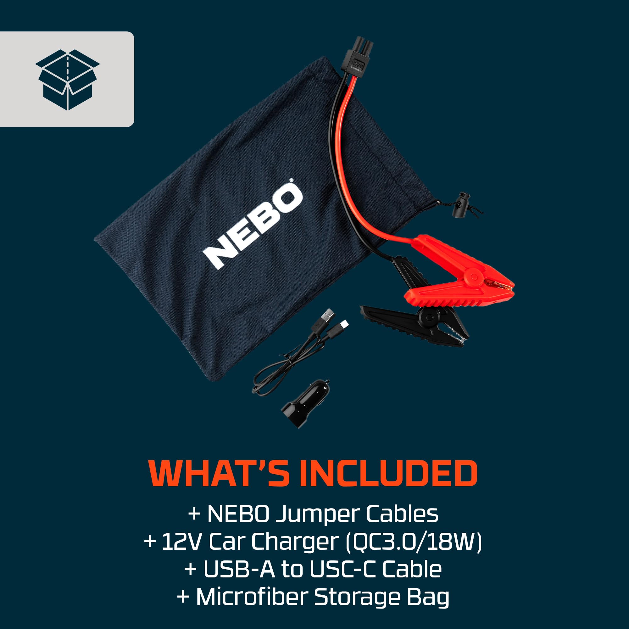 Foto 7 | Batería De Coche Portátil Jump Starter Nebo 1500a 29,9 Wh - Venta Internacional.