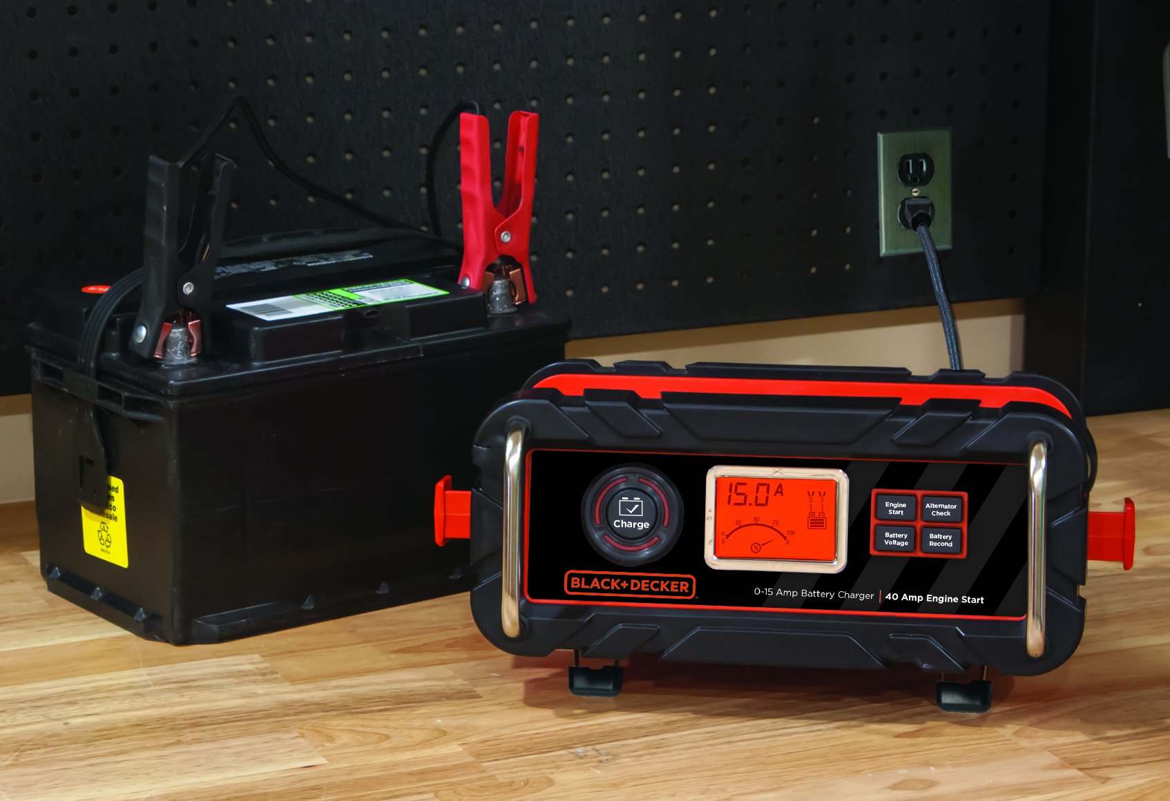 Foto 4 pulgar | Cargador De Baterías Black+decker Bc15bd 15a 12v Con Arranque Del Motor - Venta Internacional.