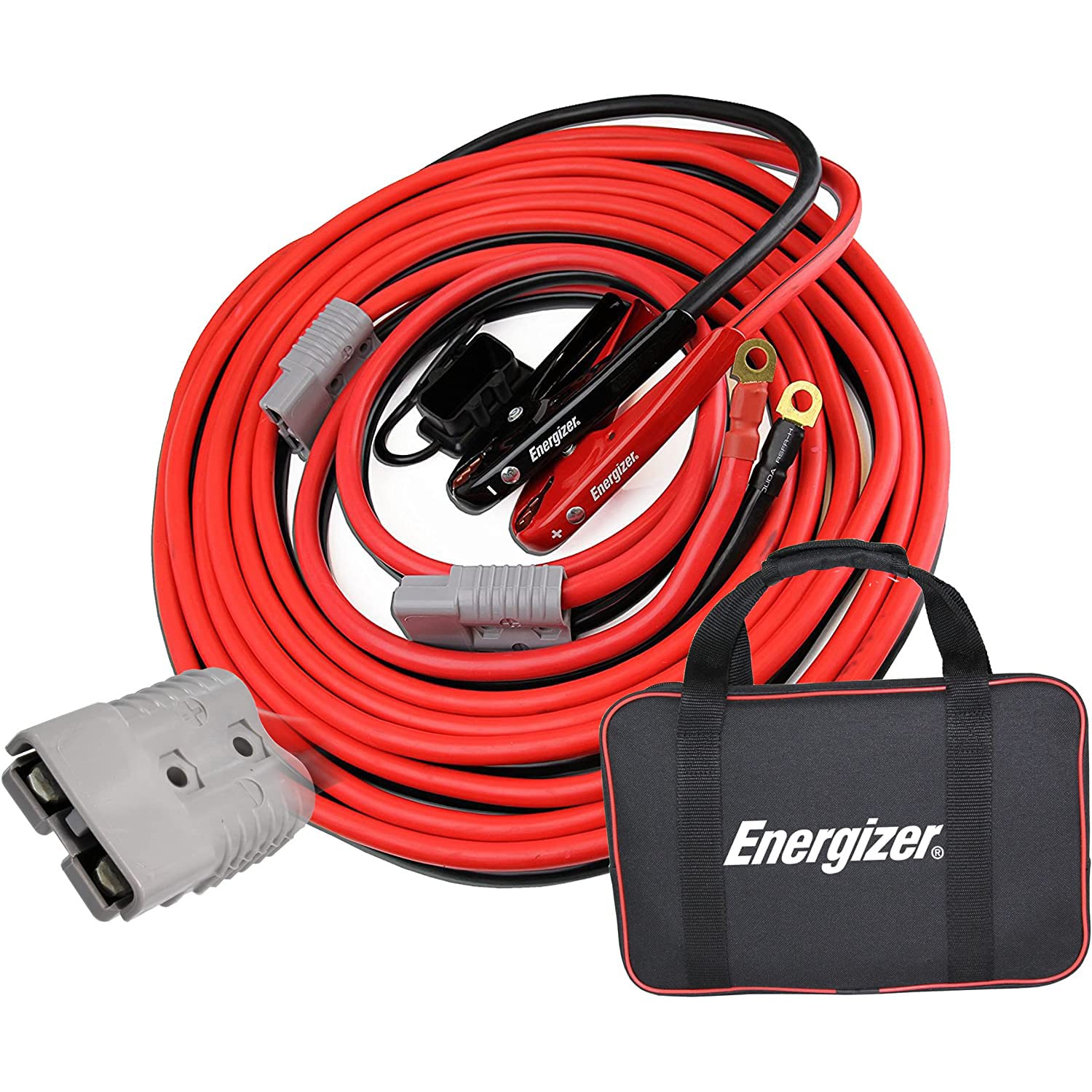 Foto 1 | Jumper Cables Energizer  Calibre 1  800 A  30 Pies  Con Kit De Instalación - Venta Internacional.
