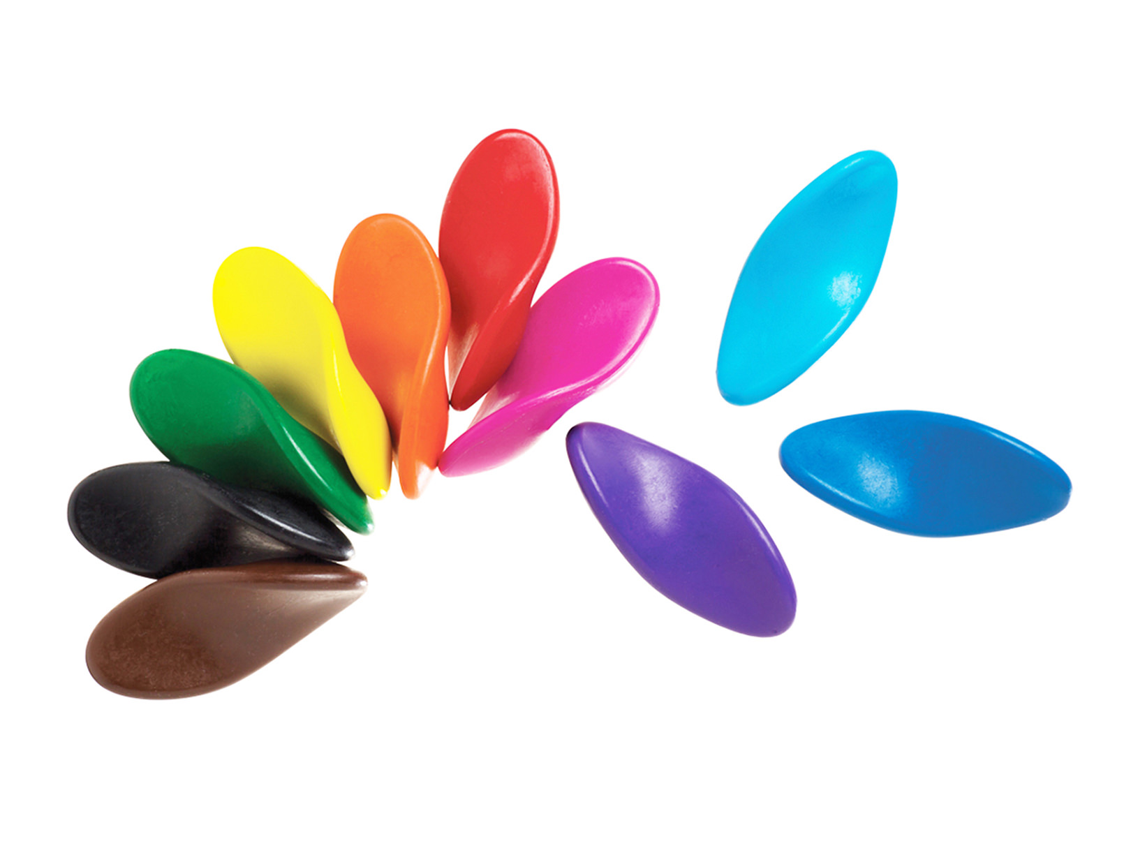 Foto 2 pulgar | Crayones Ergonómicos Izq-der Ooly Multicolor 10 Piezas