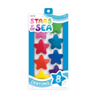 Foto 1 | Crayones Estrellas de Mar 8 Piezas Ooly Multicolor