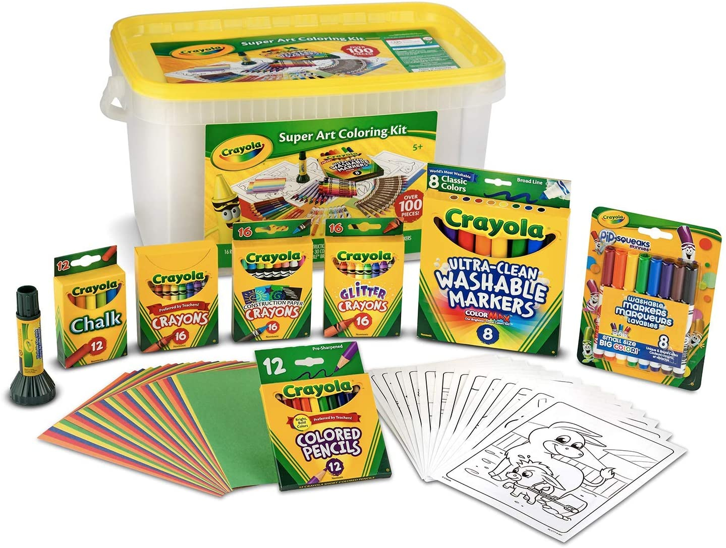 Venta Internacional- Kit Colorear Super Art Crayola 100 Piezas