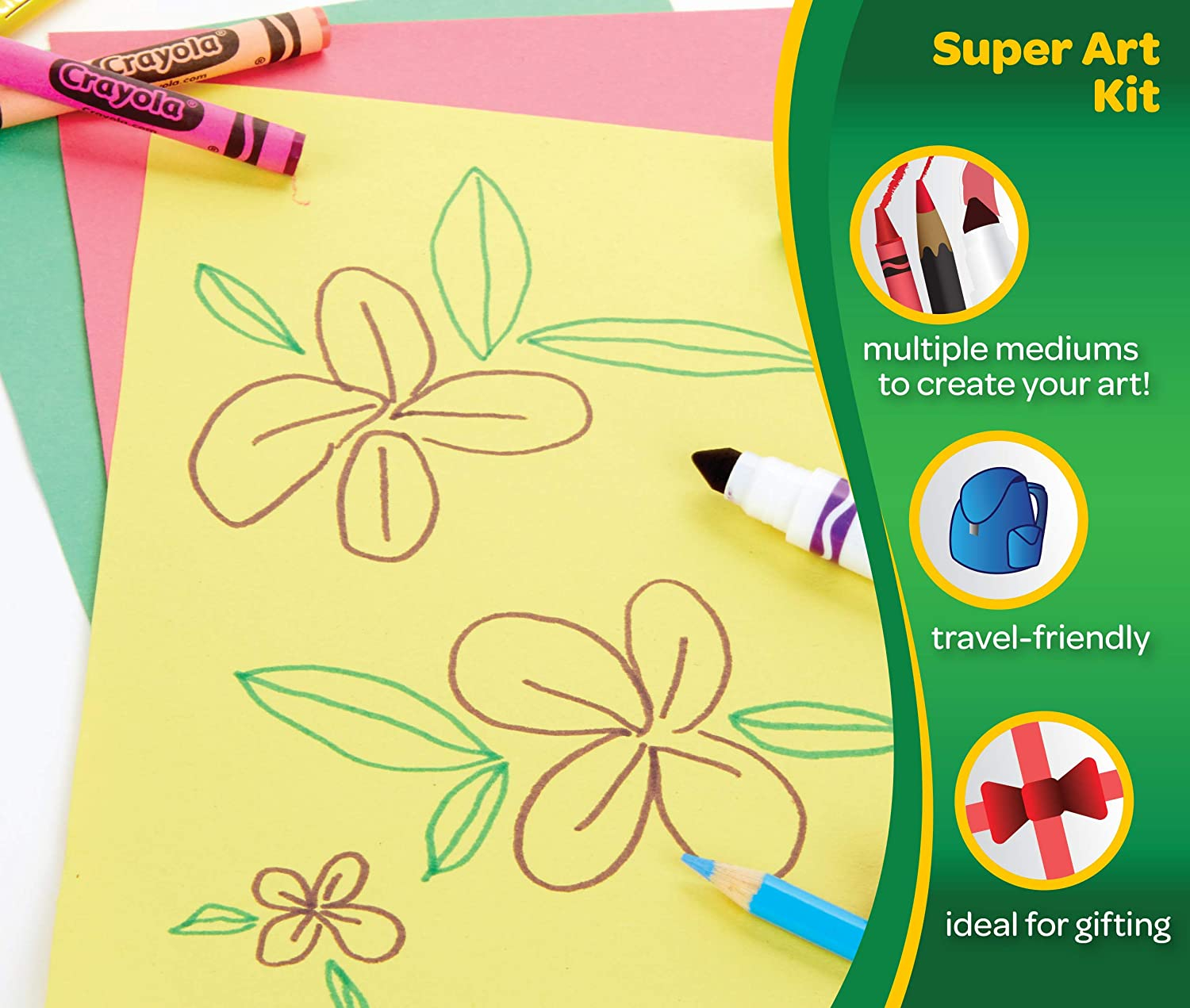 Foto 5 pulgar | Venta Internacional- Kit Colorear Super Art Crayola 100 Piezas