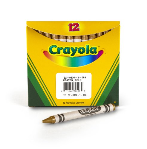 Foto 2 pulgar | Venta Internacional- Crayones Crayola color Dorado 12 Piezas