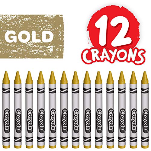 Foto 3 | Venta Internacional- Crayones Crayola color Dorado 12 Piezas