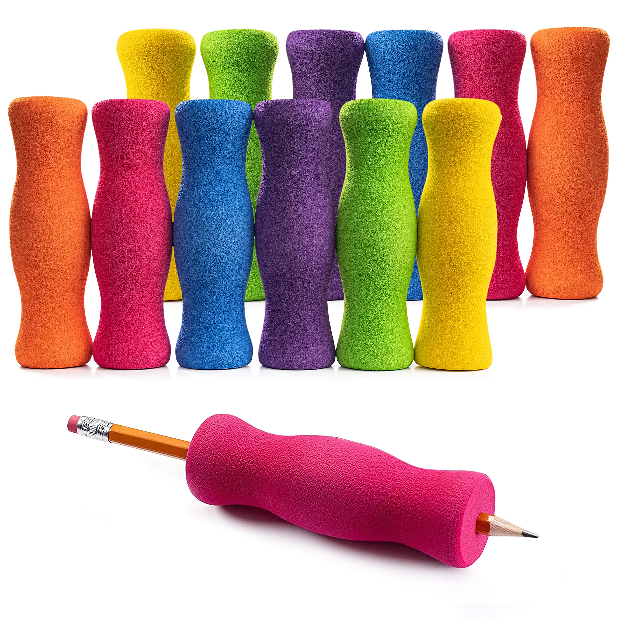 Foto 2 pulgar | Empuñaduras De Espuma Para Lápices, Suministros Especiales De Larga Duración Para Niños Y Adultos (12) - Venta