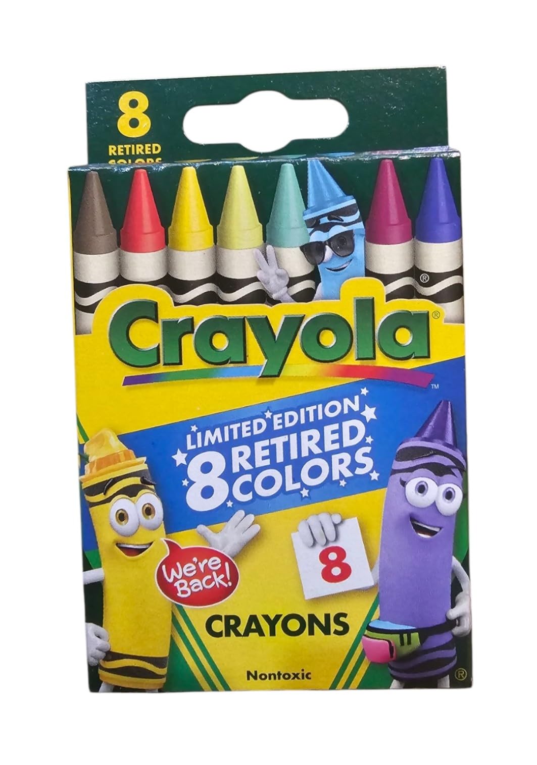Foto 2 pulgar | Crayola Crayons Edición Limitada Con 8 Colores Retirados - Venta Internacional.