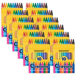 Foto 1 | Cera De Abejas Lavable Crayons Trail Maker, 12 Paquetes De 10 - Venta Internacional.