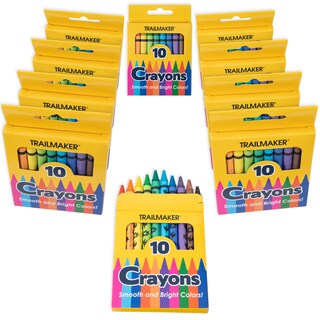 Foto 6 | Cera De Abejas Lavable Crayons Trail Maker, 12 Paquetes De 10 - Venta Internacional.