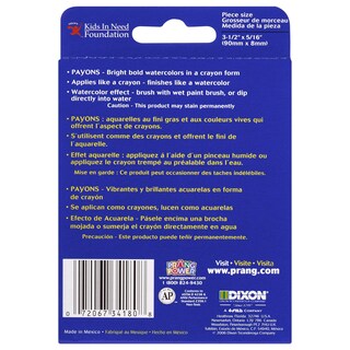 Foto 3 | Crayones De Acuarela Prang Payons, 8 Colores Surtidos, Caja De 8 - Venta Internacional.