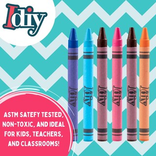 Foto 4 | Crayones De Cera Idiy Empaquetados Individualmente En Cajas De 288 Unidades - Venta Internacional.