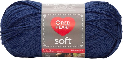 Foto 1 | Hilo Rojo Con Forma De Corazón Suave Azul Real E728-9851 100% Acrílico - Venta Internacional.