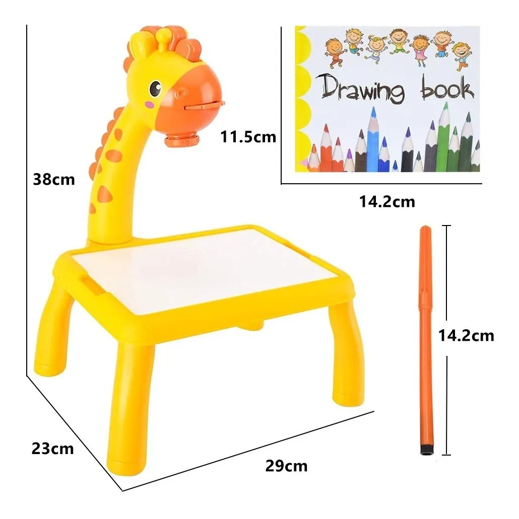 Foto 2 | Proyector de Dibujo para Niños con Diapositivas y Pinceles