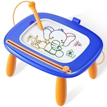 Tablero De Dibujo Magnético Seimome Para Niños De 1 A 3 Años, Azul Oscuro - Venta Internacional.