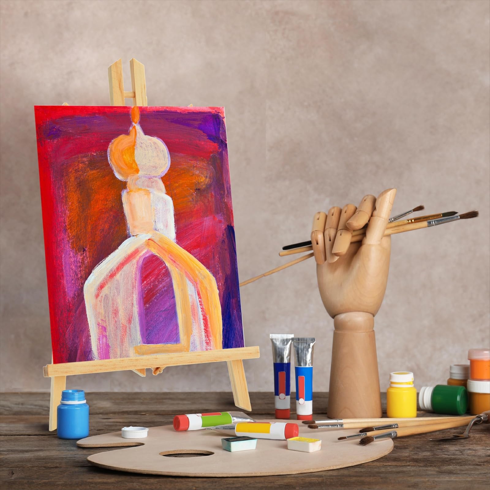 Foto 7 pulgar | Caballetes De Mesa Juvale, Paquete De 12 Unidades, 35 Cm, Para Pintura Y Lienzo - Venta Internacional.