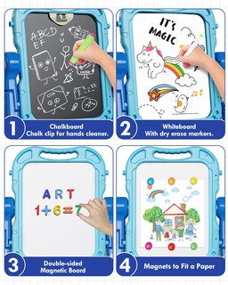 Foto 4 | Arte Infantil Easel Lehoo Castle 4 En 1 De Doble Cara Con Accesorios - Venta Internacional.