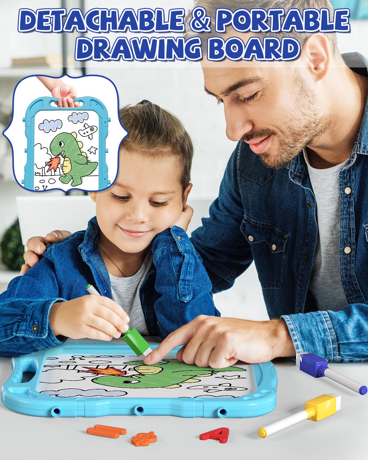 Foto 6 | Arte Infantil Easel Lehoo Castle 4 En 1 De Doble Cara Con Accesorios - Venta Internacional.