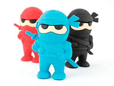 Foto 3 | Gomas en Forma de Ninja Ooly 3 pz