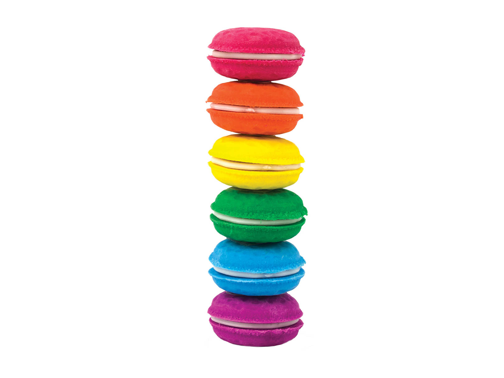 Foto 2 | Gomas en Forma de Macarrón con 6 Piezas Ooly Multicolor