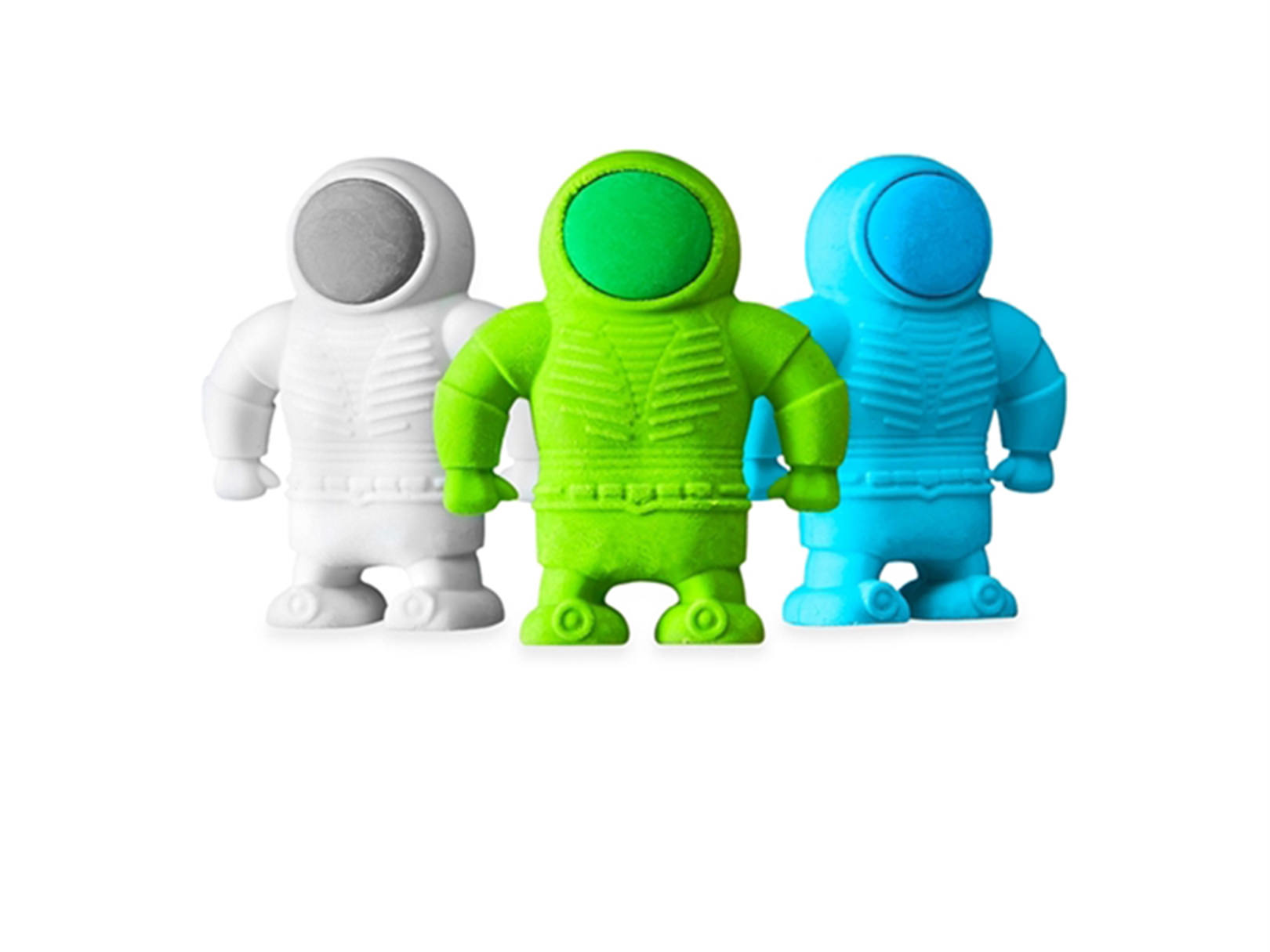 Gomas en Forma de Astronauta Ooly 3 pz