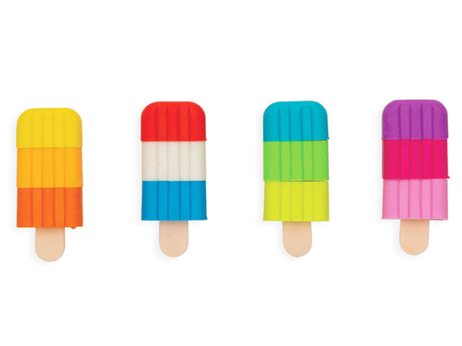 Foto 1 | Gomas en Forma de Paletas Ooly 6 pz