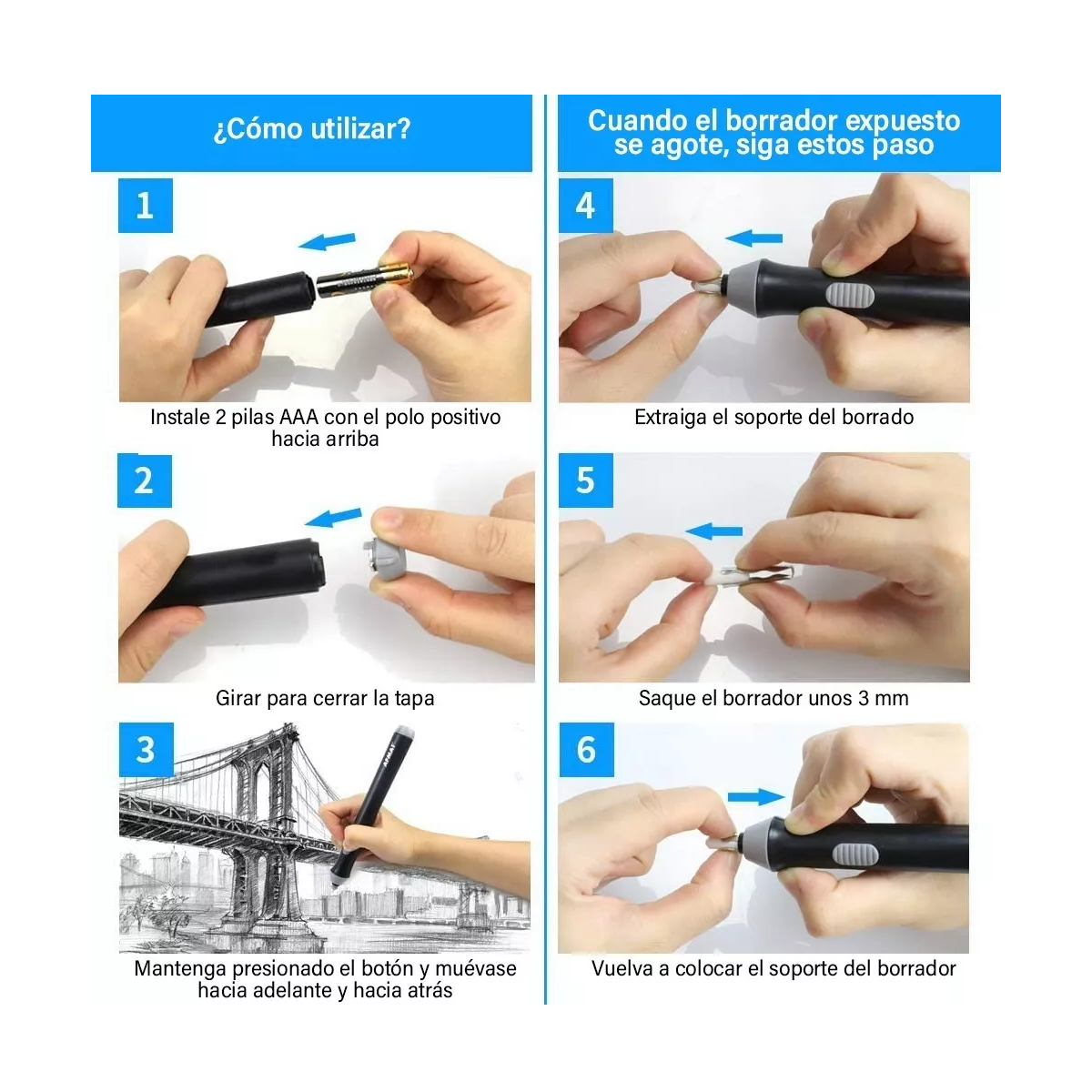 Foto 4 pulgar | Borrador Eléctrico Eo Safe Imports Esi8326 Ajustable