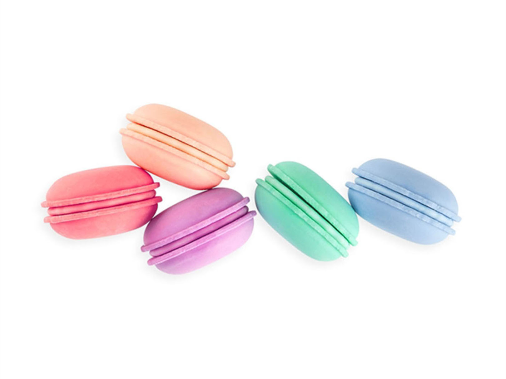 Gomas para Borrar Perfumadas Ooly Le Macaron Pâtisserie - 5 Piezas