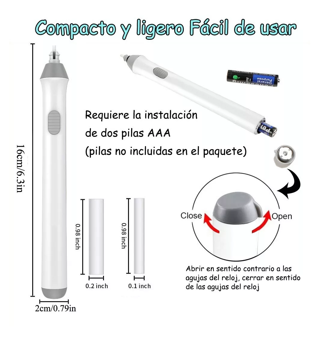 Foto 5 | Borrador Eléctrico Belug Blanco Ajustable 230 Repuestos